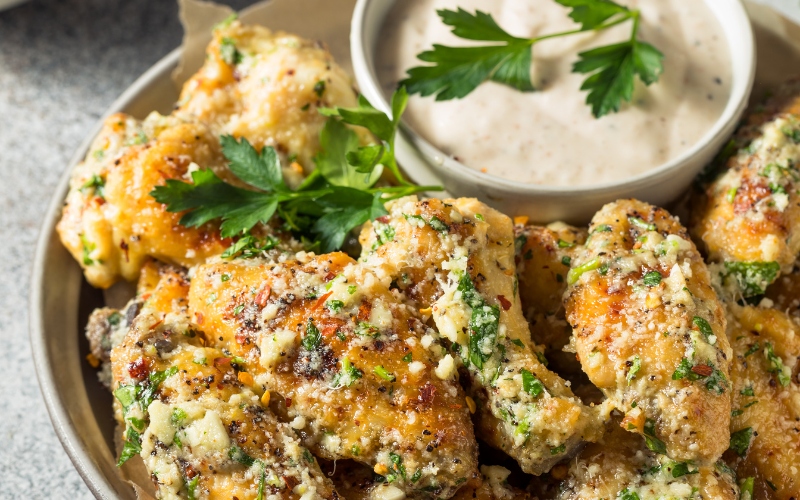 Parmesan Garlic Wings